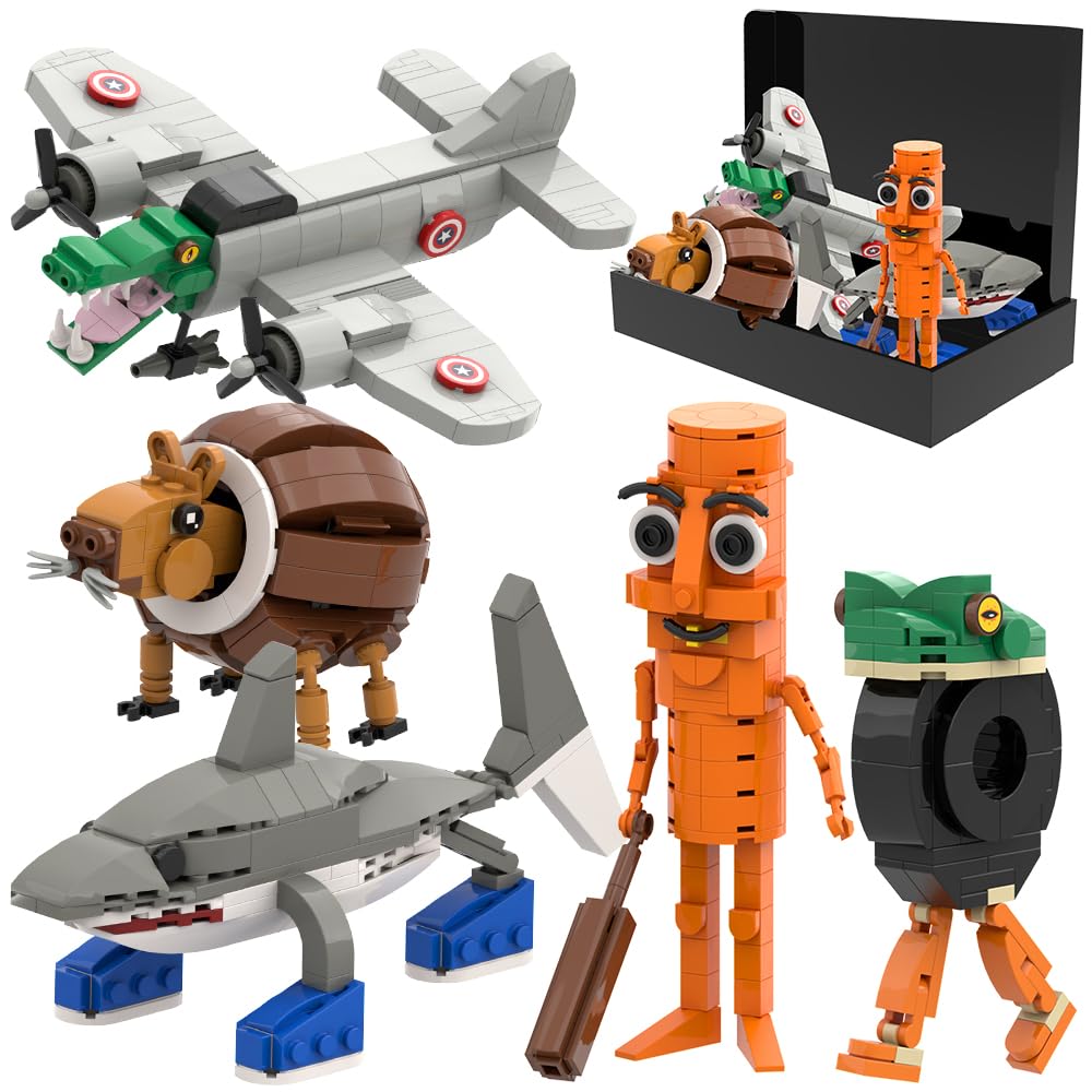 WDYTWFA Brainrot 5 in 1 models collection for creative building and meme fun