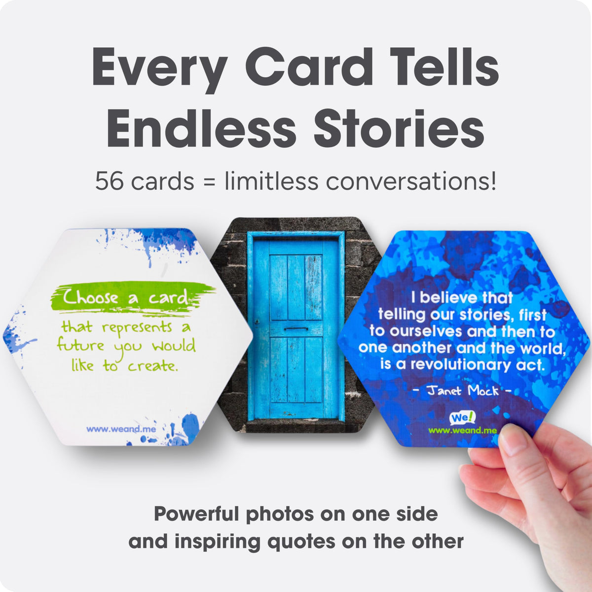 We! Engage Cards icebreaker session helps teams move past small talk.