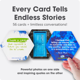We! Engage Cards icebreaker session helps teams move past small talk.