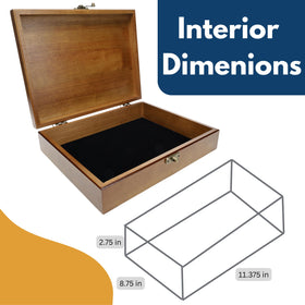 WE Games antique-style distressed box adding weathered character.