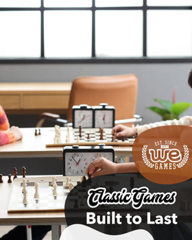 WE Games Best Value Tournament Chess Set algebraic notation for move analysis