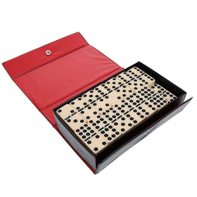WE Games dominoes with spinners in play for engaging tactile gameplay during family games.