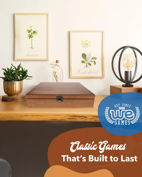 WE Games durable wooden box offering versatile storage for home use.