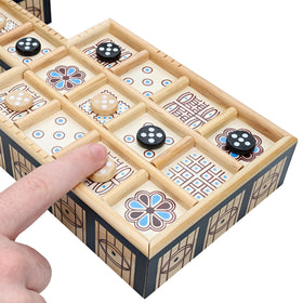 WE Games The Royal Game of UR two-player play area designed for easy setup