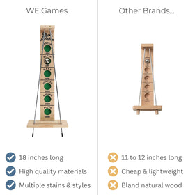 WE Games Shoot the Moon stylish décor piece enhances any room