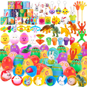 WEARXI Easter eggs with toys offer colorful indoor and outdoor play.