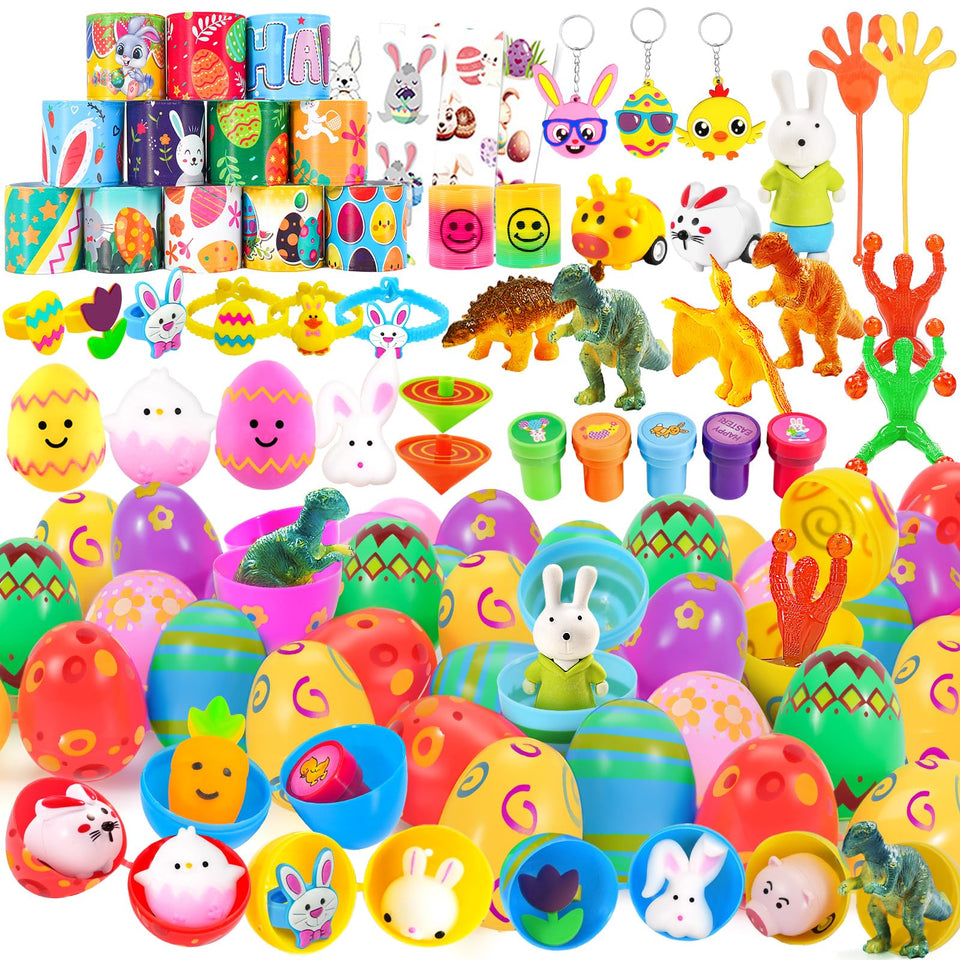 WEARXI Easter eggs with toys offer colorful indoor and outdoor play.