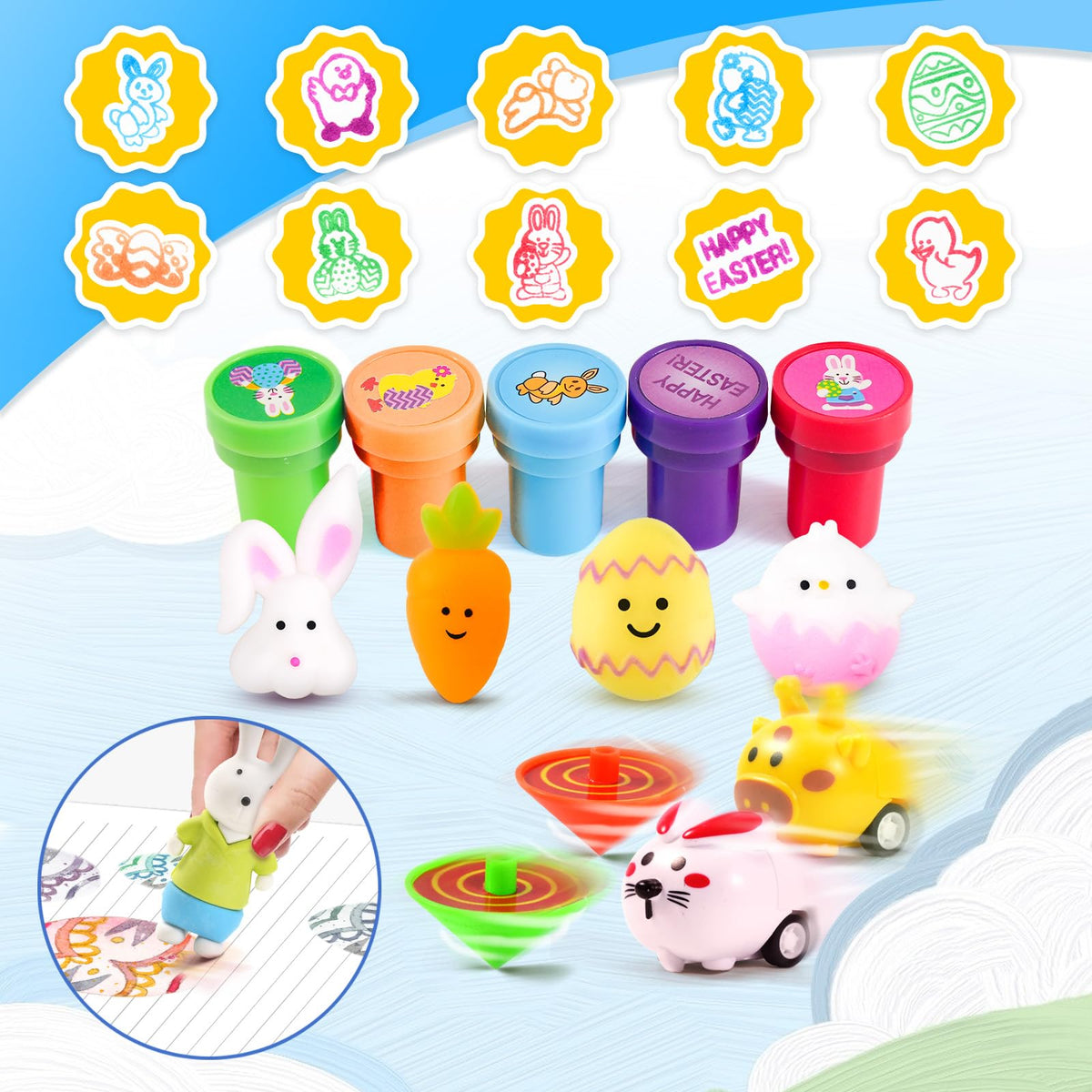 WEARXI eggs-fillers-toy-pack delivers ready-to-go Easter basket fillers and surprises.