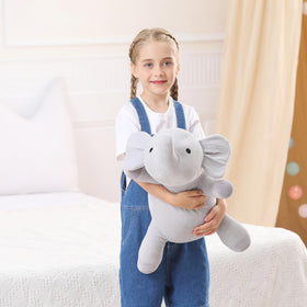 WeBingo elephant weighted plush in gift box, an ideal thoughtful present.