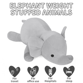 WeBingo elephant on a couch as a backrest during movie time.