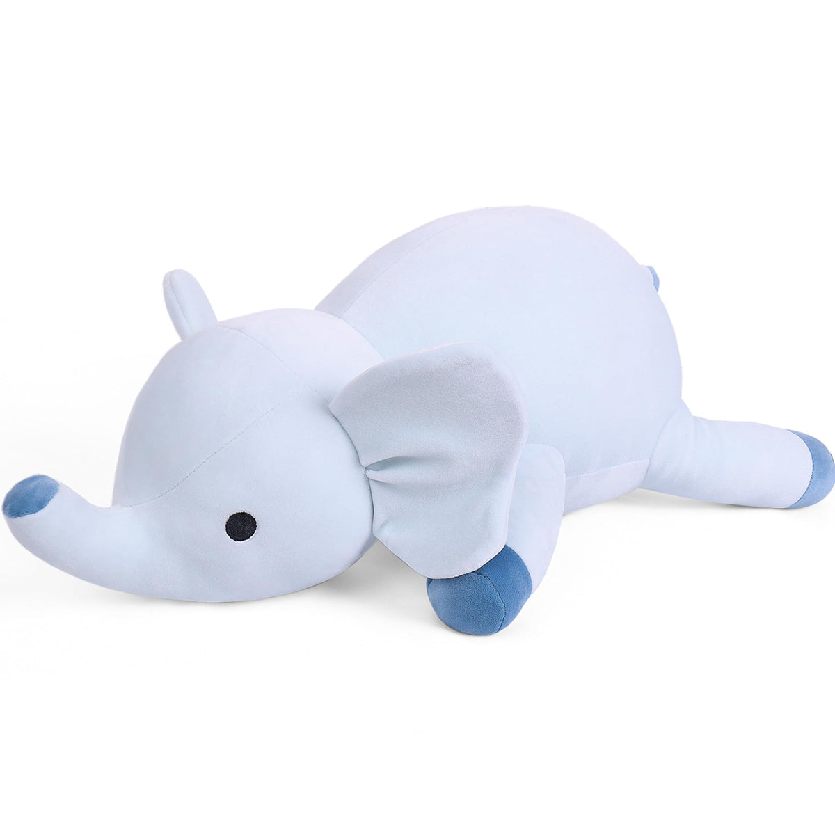 WeBingo weighted elephant 24-inch plush, cozy cuddle companion for kids and adults