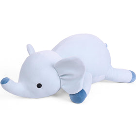 WeBingo weighted elephant 24-inch plush, cozy cuddle companion for kids and adults