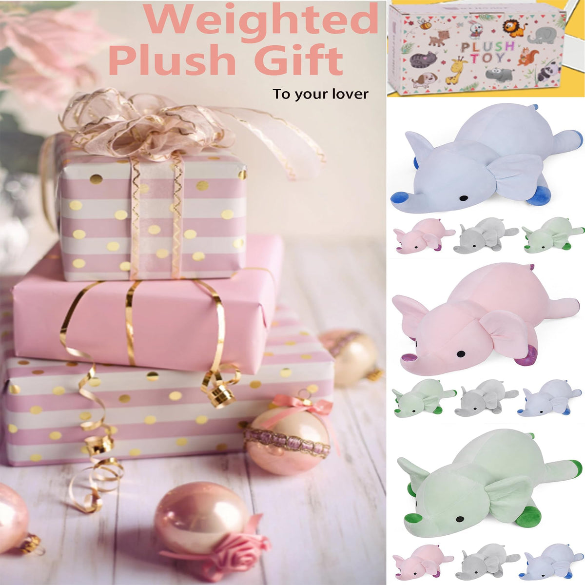 WeBingo 4.2 lb plush adds comforting weight for snug naps