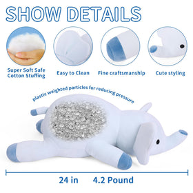 WeBingo large 24-inch plush serves as a comfy decorative pillow