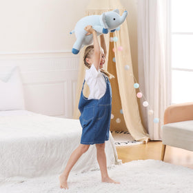 WeBingo elephant stitching and design details enhance cuddling and playtime