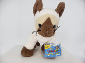 Webkinz Siamese Cat plush full view ideal as a gift and collection piece