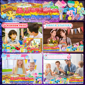 WEBROD dinosaur and vehicles fidget set for creative exploration