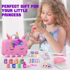 Websonaw glitter powder and fake nails spark imaginative playtime.