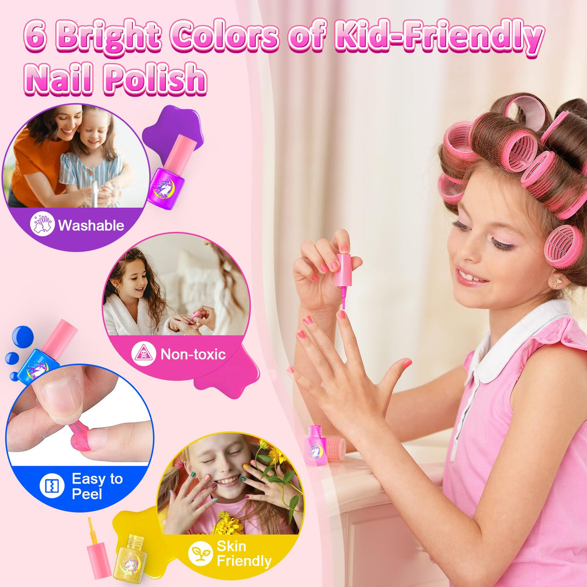 Websonaw kids nail dryer ready to fast-dry nails in seconds.