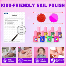 Websonaw kid-friendly nail dryer speeds drying in seconds.