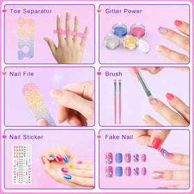 Websonaw nail file and brushes for smooth, precise detailing.