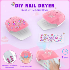 Websonaw peelable water-based nail polish is safe and easy to remove.