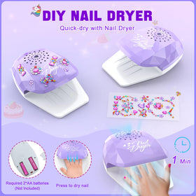 Websonaw unicorn organiser box keeps polishes neatly stored during playtime