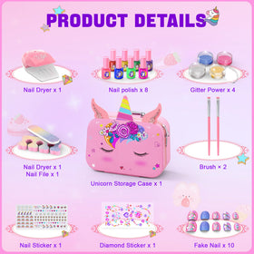 Websonaw unicorn organiser case keeps all polishes neatly stored.