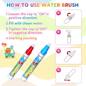 Wedopro Foldable Water Doodle Mat stores compactly after use