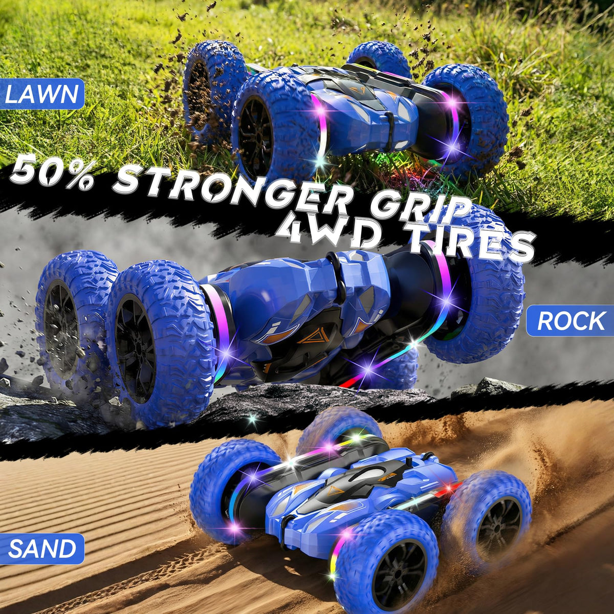 Wedopro RC Car two batteries extend playtime for longer sessions