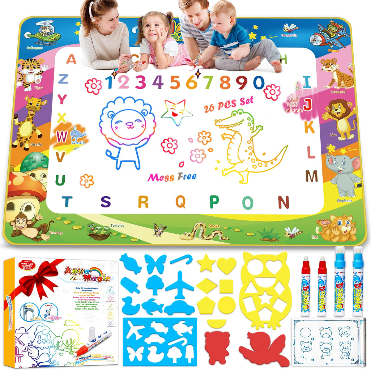 Wedopro Toddler Water Doodle Mat 40x30 in group art session