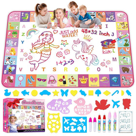 Wedopro water doodle mat 48x32 setup for family drawing fun and mess-free play