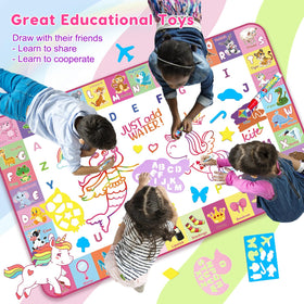 Wedopro water doodle mat design booklet included for creative prompts