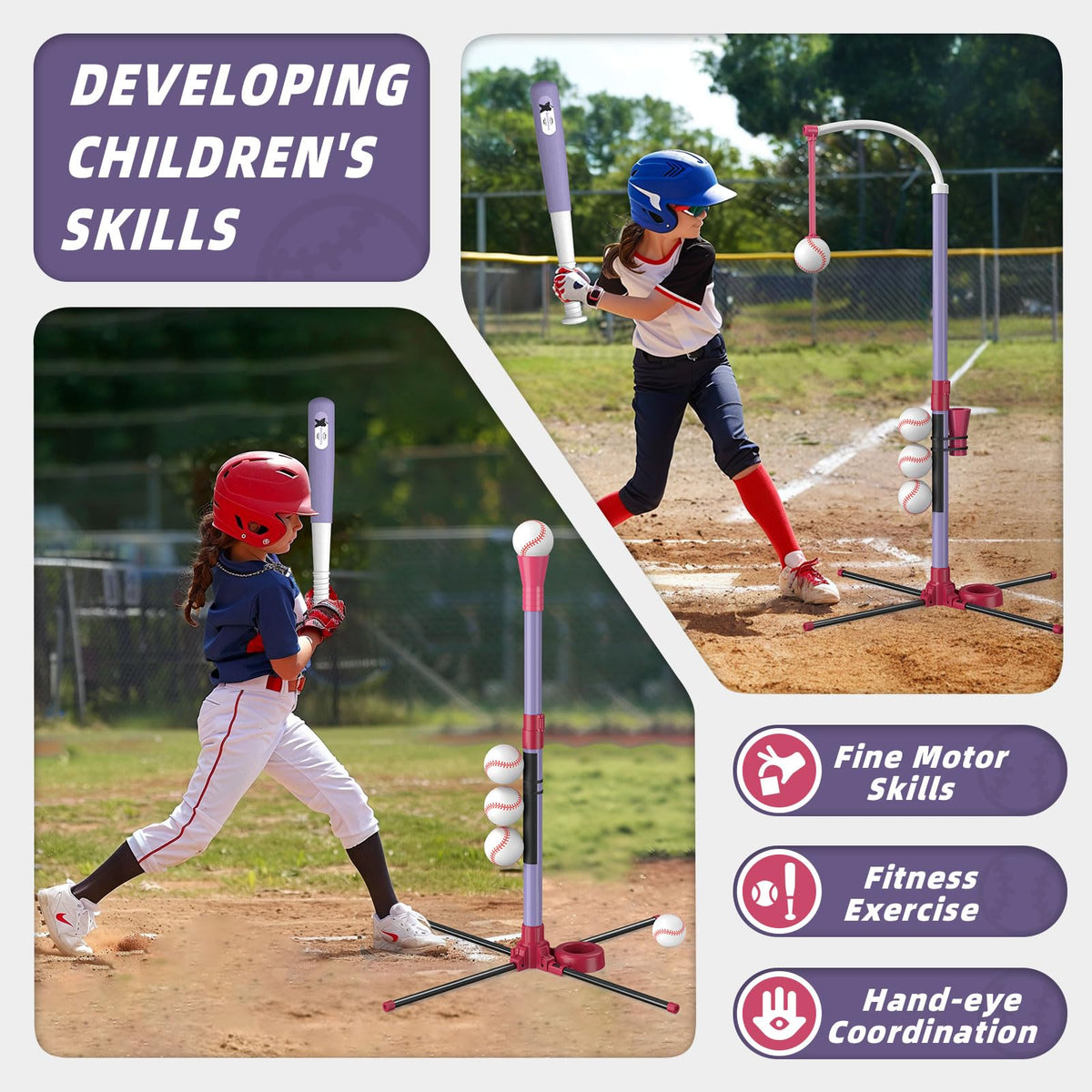 Wee Wonders 3-in-1 set makes outdoor play fun and development-friendly.