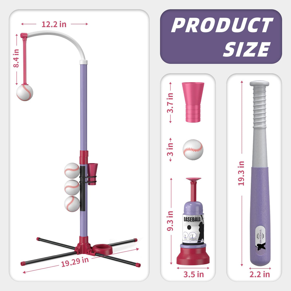 Wee Wonders durable safe materials and stable base prevent tipping.