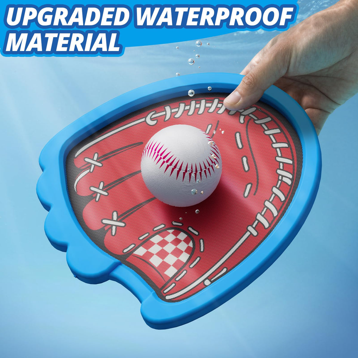 Wee Wonders portable storage bag keeps paddles, balls, and glove organized.