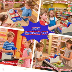 Wee Wonders blue money set highlights coins and bills for counting during activities.