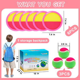 Weehoey pink toss balls set of 3 for versatile play