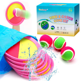 Weehoey pink paddles in a 6-pack for group play and sharing