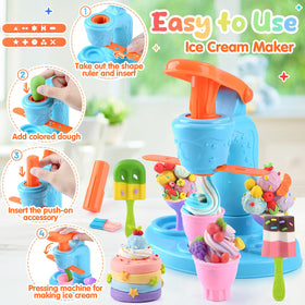 WeeHomm 4-in-1 color dough cake maker inspires dessert-themed pretend play