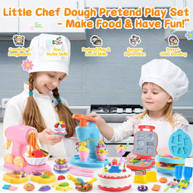 WeeHomm color dough cake station supports creative storytelling and color-shape recognition.