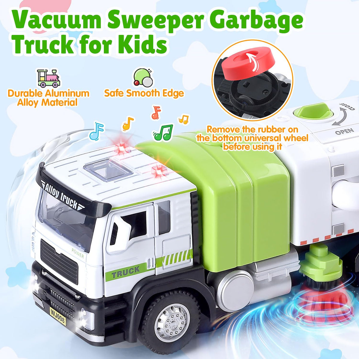 WeeHomm garbage truck obstacle avoidance for smooth autonomous play.