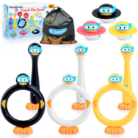 WeeHomm duck rings pool diving toy improves underwater retrieval.