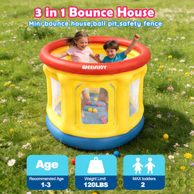 WEEINJOY ball pit with 30 balls, encouraging coordination and tactile exploration