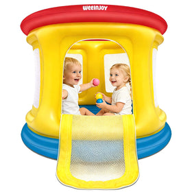 WEEINJOY bounce house for toddlers in action, promoting balance and imaginative play