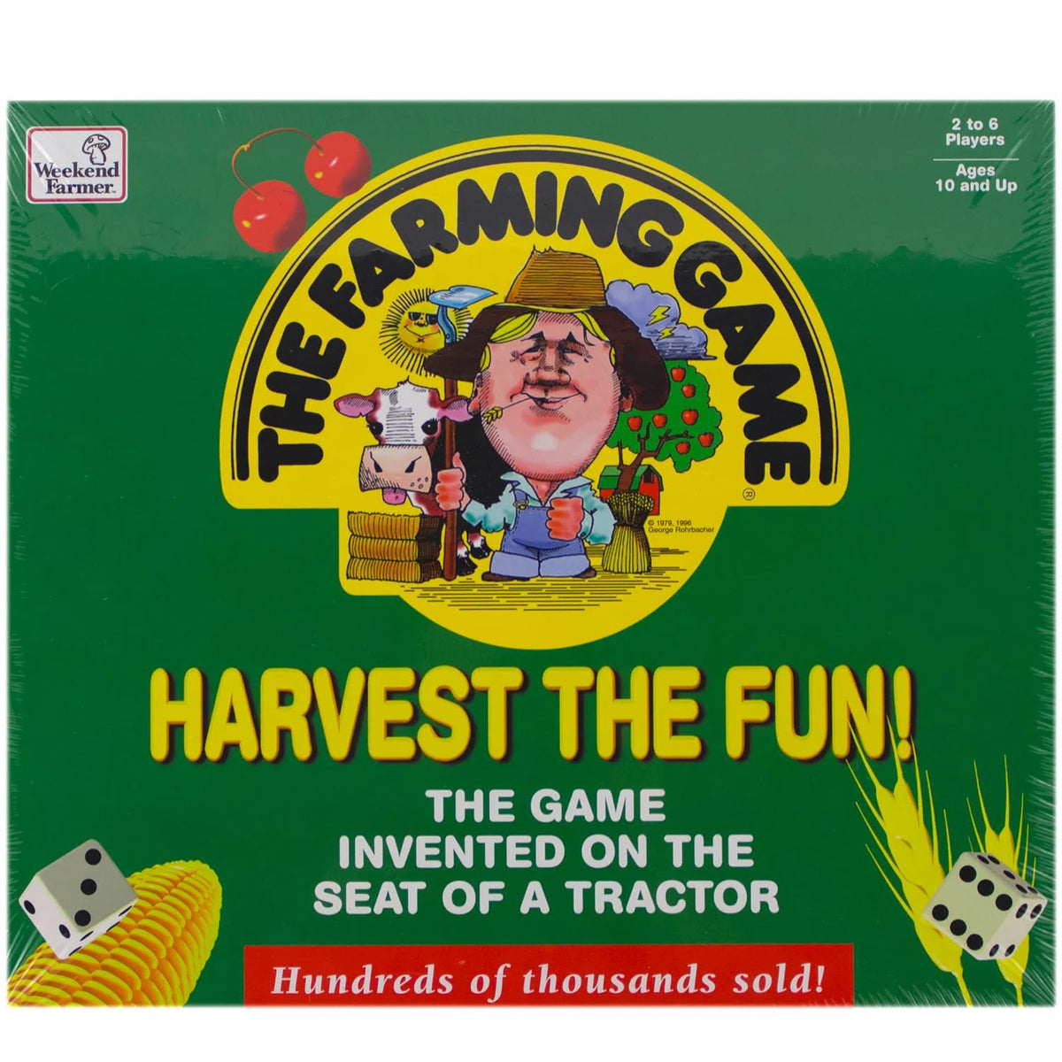 Weekend Farmer: The Farming Game board setup for strategy play, ideal for family game night.