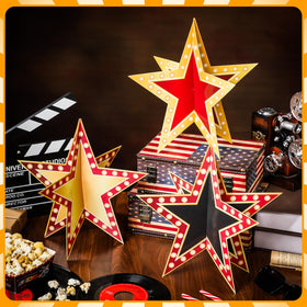 Weekgrat movie night table decor adds visual flair and sturdy paper quality.