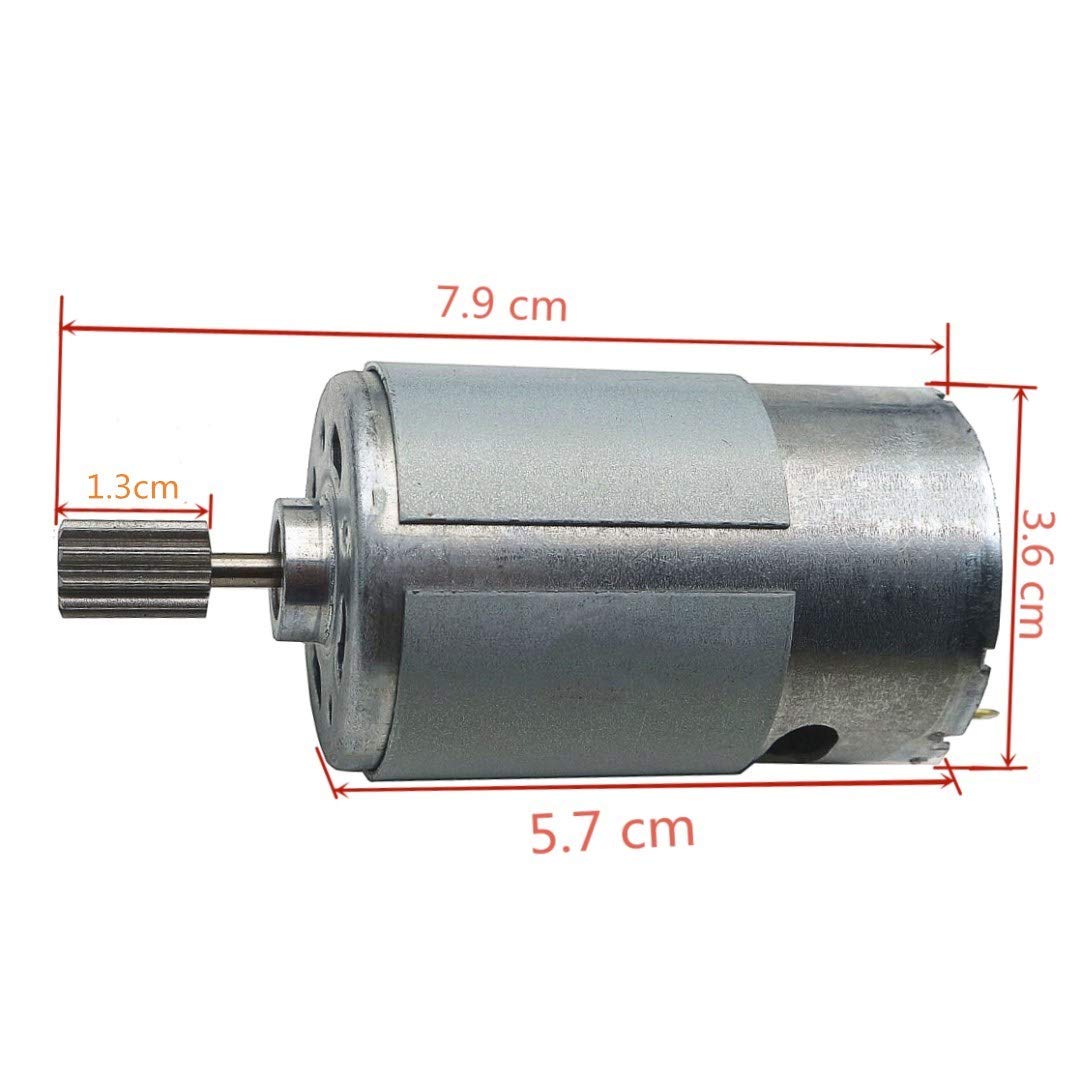 Weelye two-motors RS550 bundle ready for replacement in kid's toy cars.