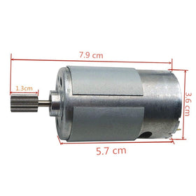Weelye two-motors RS550 bundle ready for replacement in kid's toy cars.