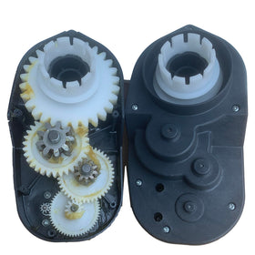 Durable composite shell of the Weelye gearbox protects internal parts.